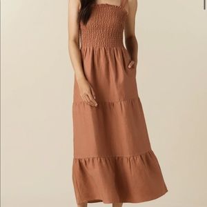 Vetta the smocked tiered dress